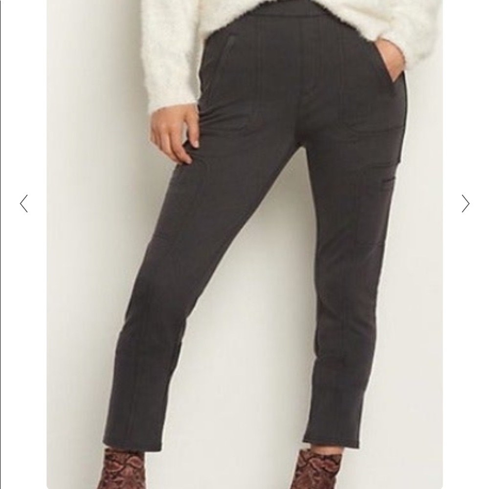 ANTHROPOLOGIE Frankie Trouser Leggings High Waist Pull on Pants Size Small
